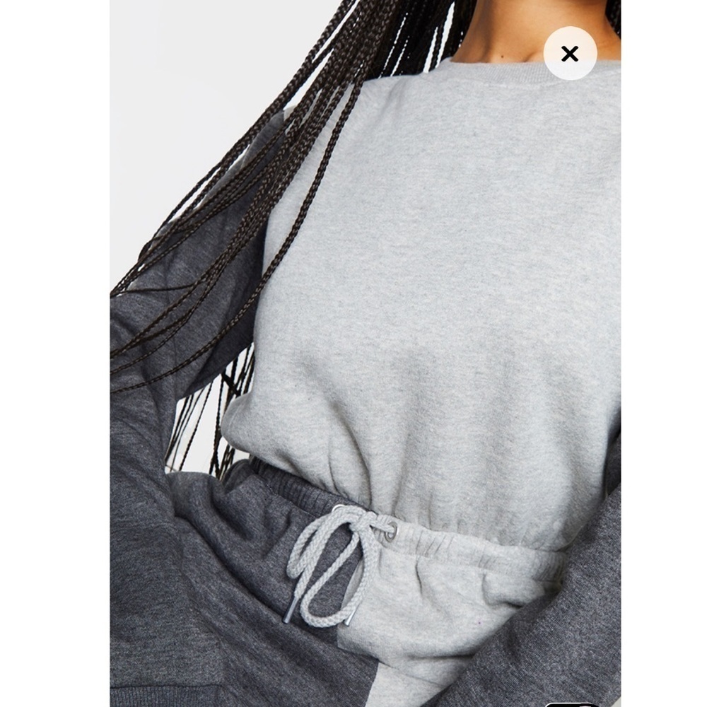 Plt Grey Colorblock Jumpsuit - Picture 4 of 6